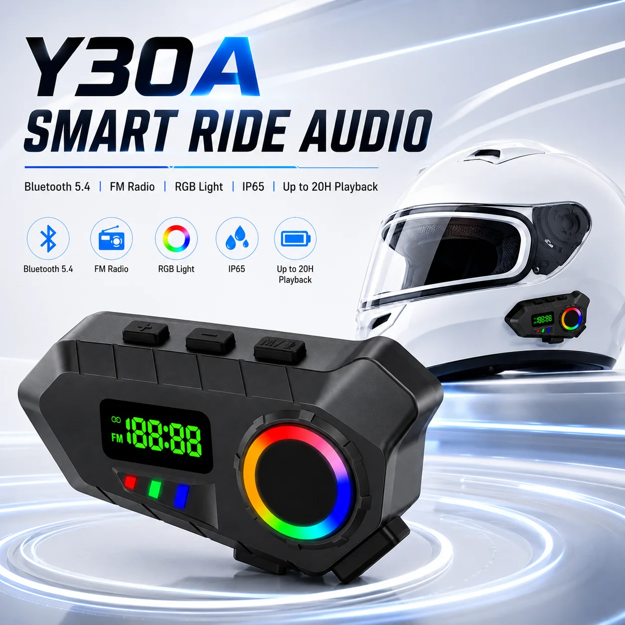 fone-de-ouvido-para-capacete-de-motocicleta-hippcron-y30a-com-microfone-suave-bluetooth-54-sem-fio-radio-fm-ip65-400mah-lcd-assistente-de-voz-tipo-c