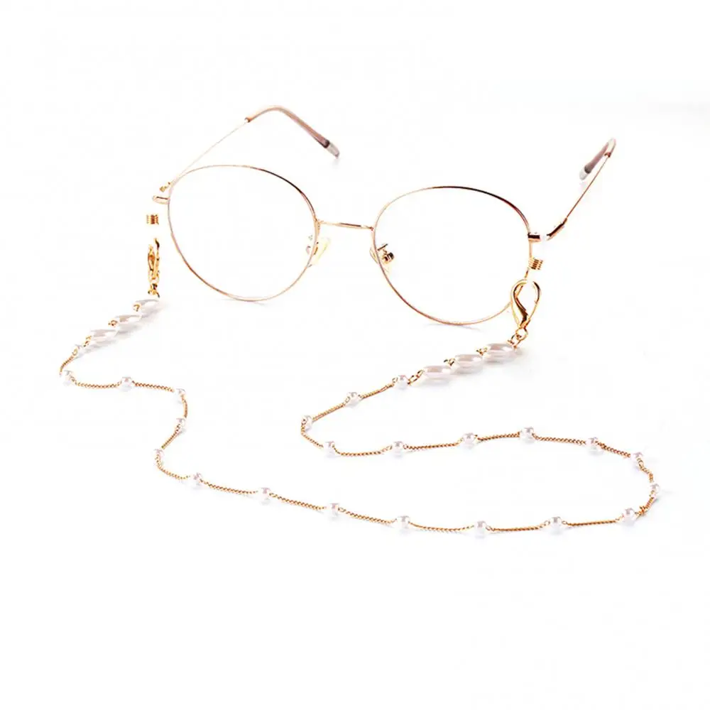 1/3PCS Mask Hanging Rope Heart Pearl New Fashion Neck Strap Rope Retainer Holder Eyeglasses Chains Crystal Mask Chain For Women