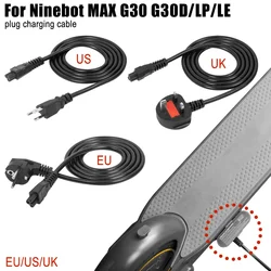 Charging Cable for Segway Ninebot MAX G2 G30 G30D/LP G65 Electric Scooter Smart Kickscooter Battery Power Charging Line Parts