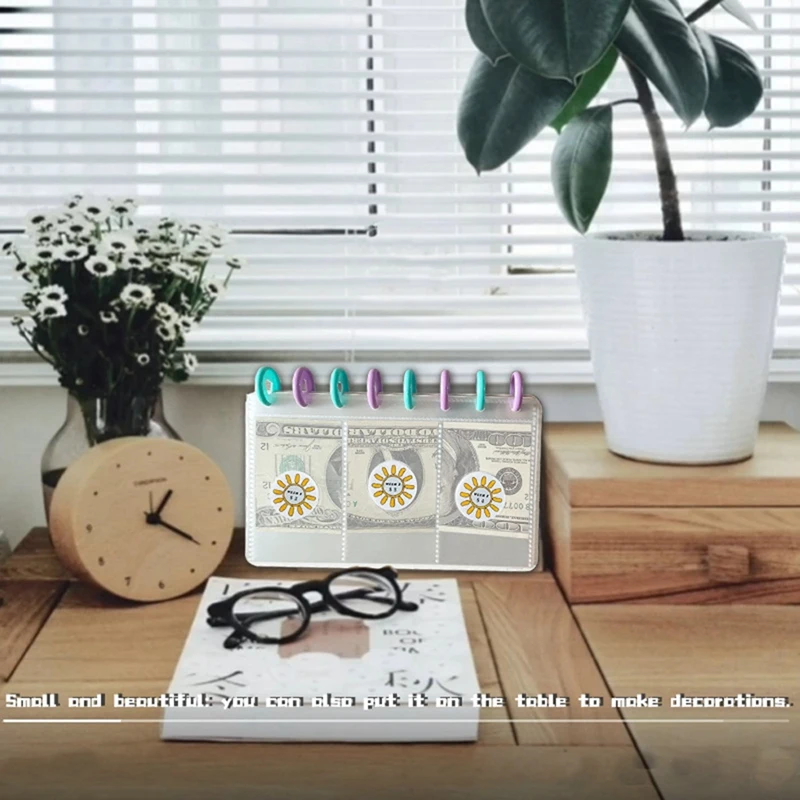 Budget Book 52 Week Binder Saving Challenge Reusable Cash Planner Envelope Fun Money-Saving Organizer