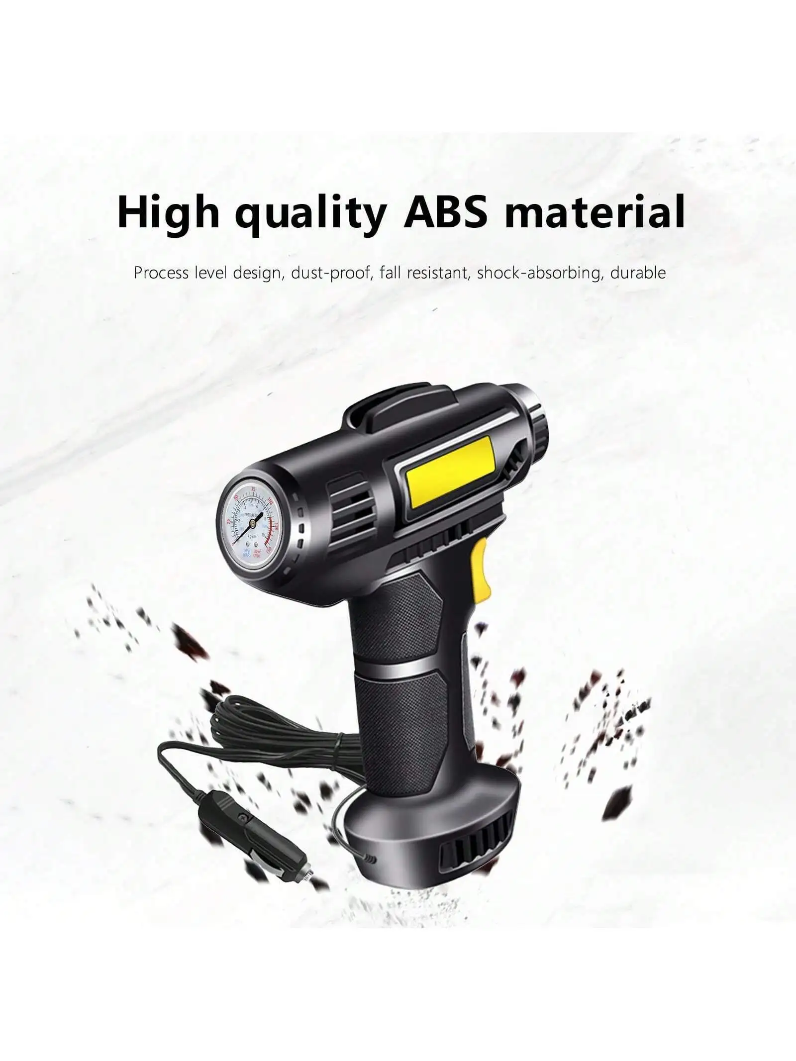 Tire Inflator Portable A-ir Compressor, Air  for Car Tires, 150PSI Handheld Portable A-ir Compressor For Car Tires 12V Auto Tire