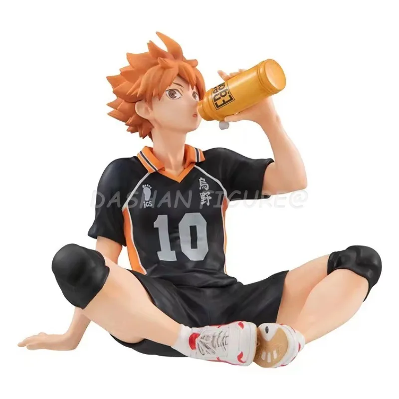 Anime Haikyuu!! Car Ornaments Shoyo Hinata Tobio Kageyama Action Figure Room Decorations 12cm Collectible Model Toys for Gifts