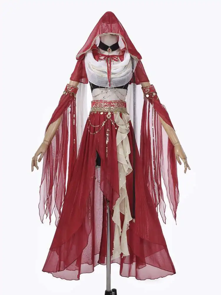 

New Lolita Dunhuang Flying Apsaras Alien Lo Antiquities Cos Red Chinese Style Cloak Suit Fiesta Carnival Halloween Cos Cosplay