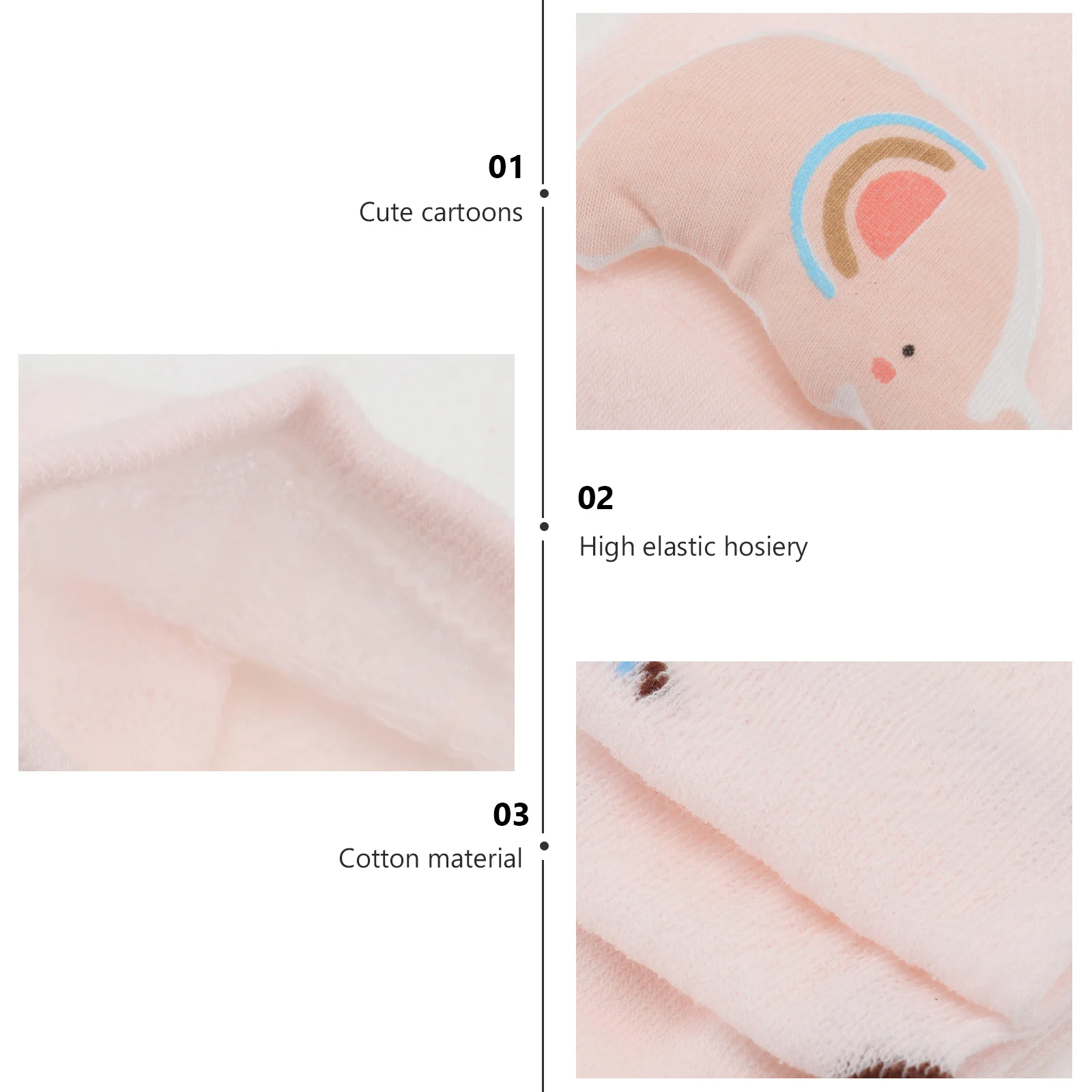 

1Pair Baby Anti Mosquito Socks Thin Breathable Cotton Infant Soft Summer Mesh Baby Hosiery Children Long Socks