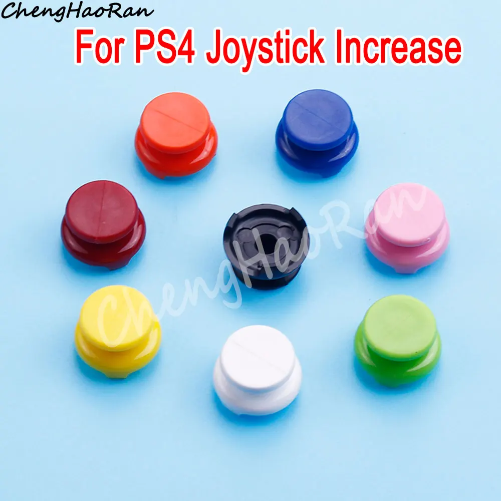 1 Piece 3D Analogue Joystick Remote Stick Booster Cap + Mushroom Cap For PS4 Controller Joystick Repair Replacement Parts