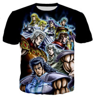 Fist of the North Star Kenshiro Men/women New Fashion Cool 3D Printed T-shirts Casual Style Tshirt Streetwear Tops Dropshipping