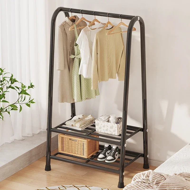 Stand Hangers for Clothes Bedroom Rack Nordic Hanger Wardrobe System Standing Coat Rack Hook Shelf Storage Headboards Organizer