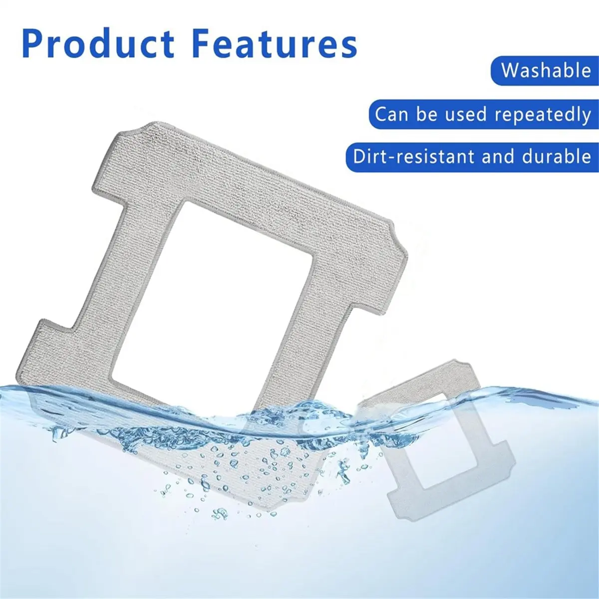 For Winbot W1 / W1 Pro / W2 / W2 Omni Window Cleaning Robots, Window Cleaner Robot Cleaning Cloth