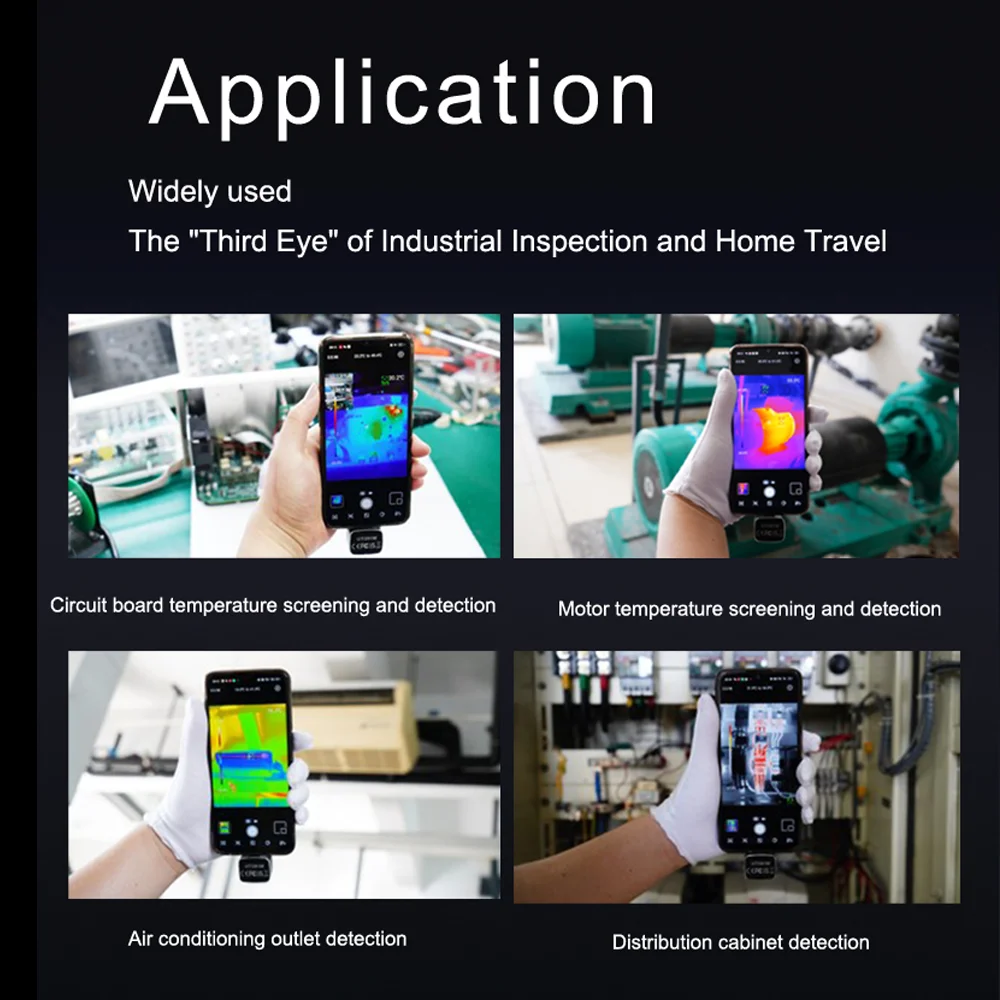 UNI-T UTi261M Thermal Imager Infrared Module Thermographic Camera Android Mobile Phone Type C Thermal Imaging Camera