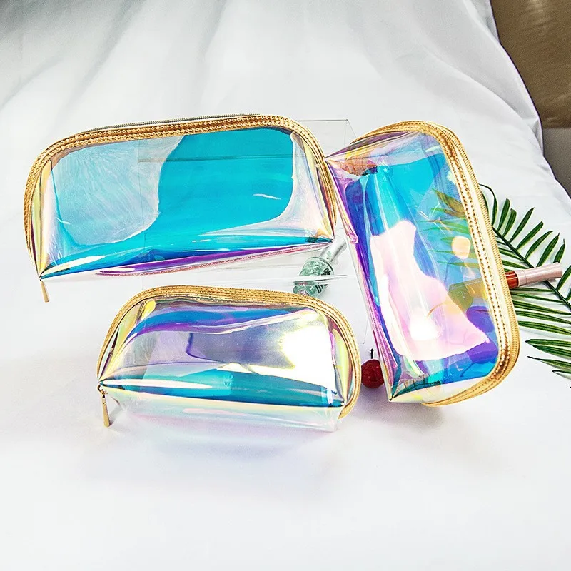 Three-piece makeup bag set, a stylish and sophisticated makeup organizer for girls
