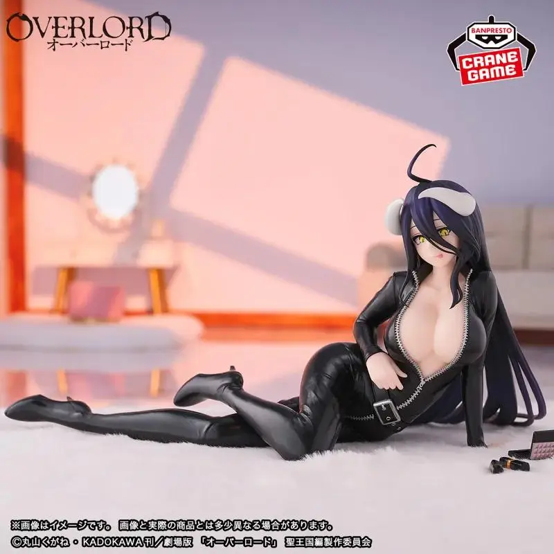 Echte Bandai Namco Banpresto Overlord Wenn Entspannen Zeit Albedo Pvc 18Cm Figur Anime Modell Desktop Ornament Spielzeug Auf Lager original