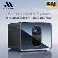 Formovie X5 4K Laser Projector 4500 ANSI Lumens ALDP Android Smart Projector 4+ 128gb Big Memory Home Theater tv Best Projector
