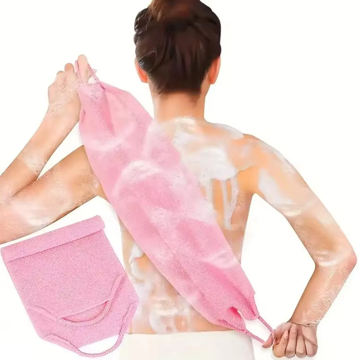 1 قطعة 2 قطعة دش سنفرة الجسم منشفة تمتد تنظيف دش منشفة لينة كامل الجسم تنظيف التقشير منشفة لوازم الحمام #4
