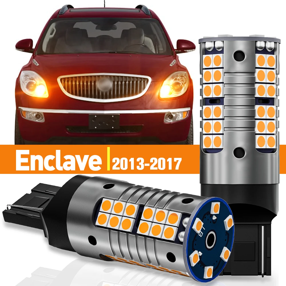 2pcs LED Turn Signal Light For Buick Enclave 2013 2014 2015 2016 2017 Accessories Canbus Lamp