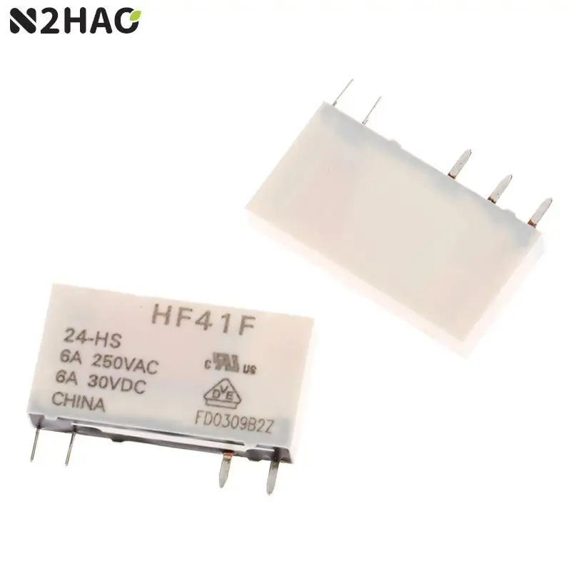 HF41F-24-ZS HF41F-12-ZS HF41F-5-ZS HF41F-5-HS HF41F-12-HS HF41F-24-HS Industrial Relay Subminiature Power Relay 41F HF41F