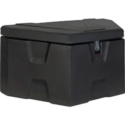 Buyers Products 1701680 Black Poly Trailer Tongue Truck Tool Cargo Storage Box, 19 x 36 x 17.5 Inch, Made In The USA, Trailer