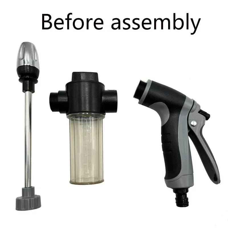Water Gun 100ml Car Washing Snow Foam Gun Bottle Sprayer Soap Shampoo Sprayer for Garden Hose Window Soap Cleaning Washing