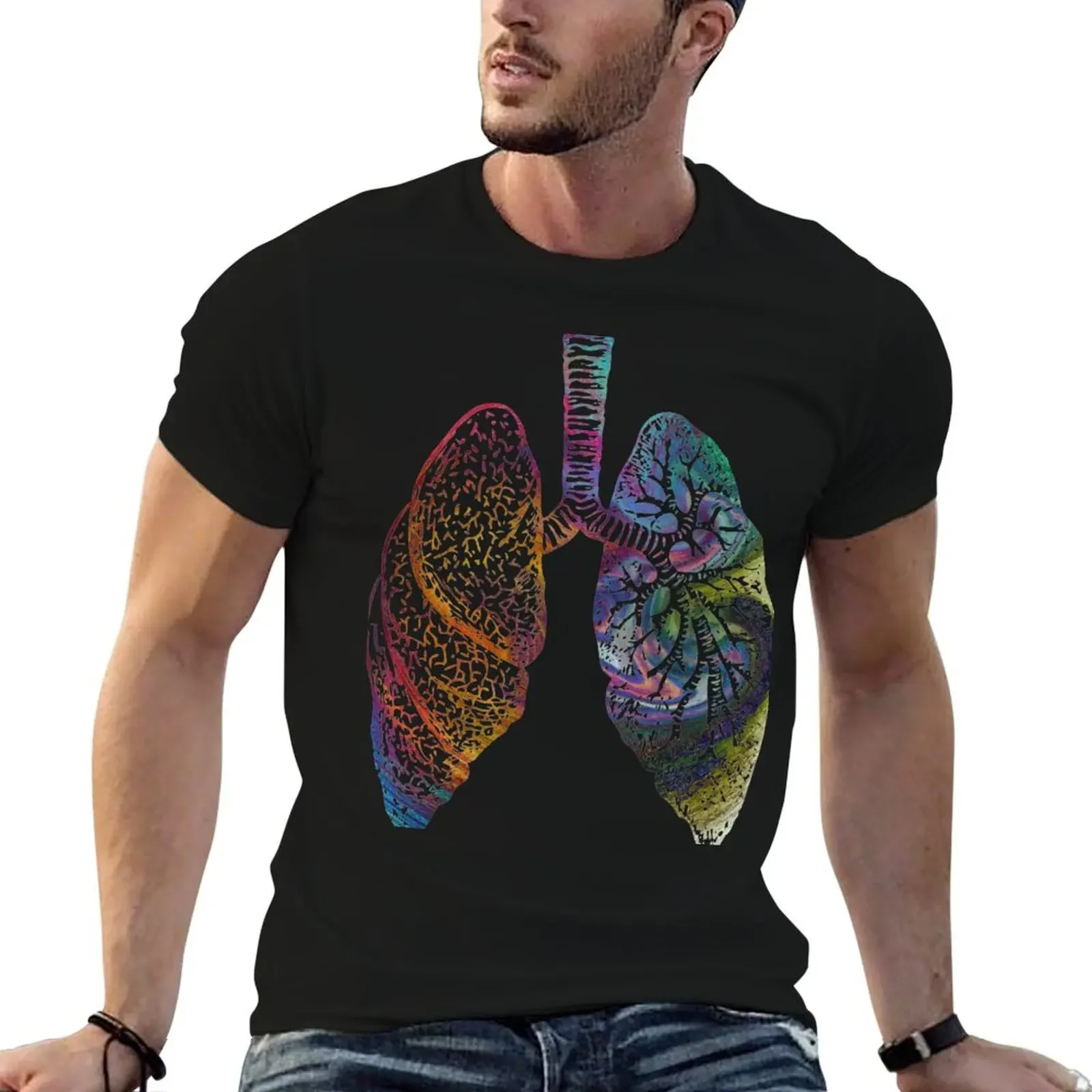 

Lungs - Colours T-Shirt anime tshirt summer shirt compression shirt men
