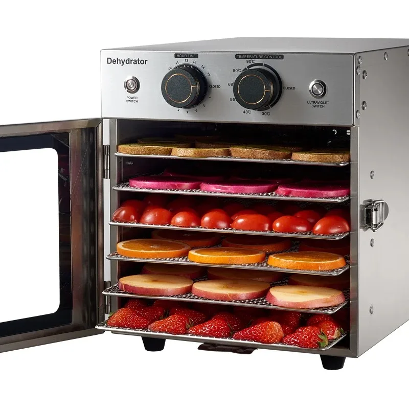 220vfood Dehydrator Maschine elektrischer Trockner Dörr geräte elektrischer Obst trockner für Lebensmittel Rindfleisch Trocken fleisch Obst und Gemüse Trockner