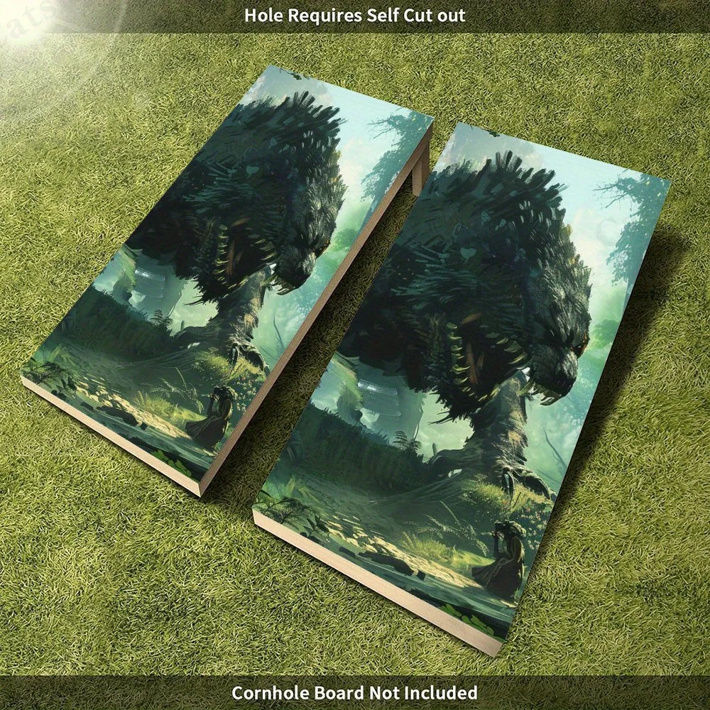 ملصق Lost in The Forest، شارات رمل من الفينيل المسطح ثنائية الأبعاد - صديقة للميزانية وقيمة عالية، خالية من الفقاعات وسهلة اللصق #4