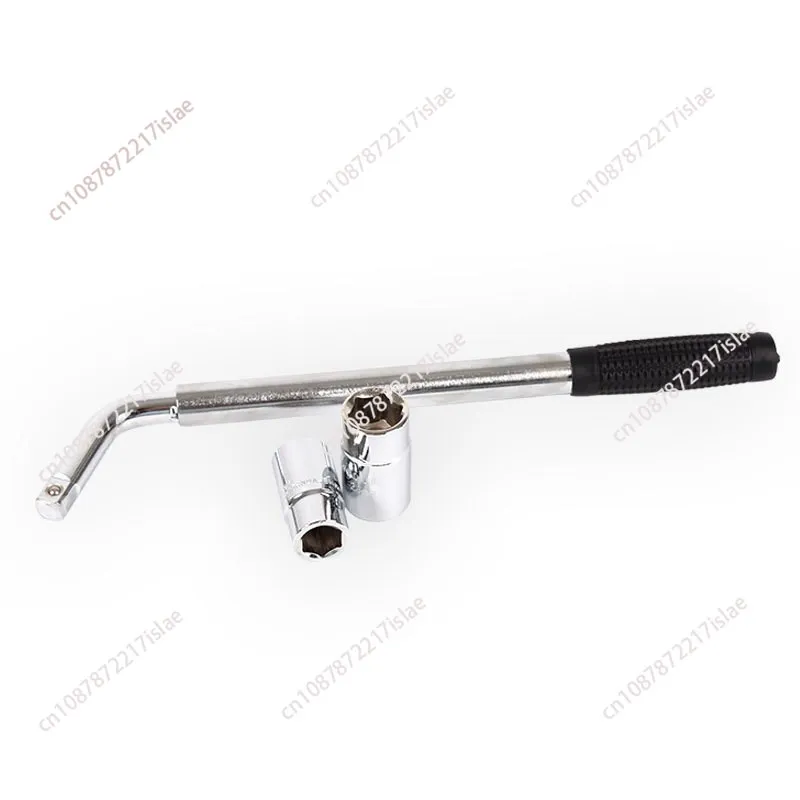 Telescopic Extending Lug Wheel Nut Wrench L Shape Type Spanner Set Socket Wrench