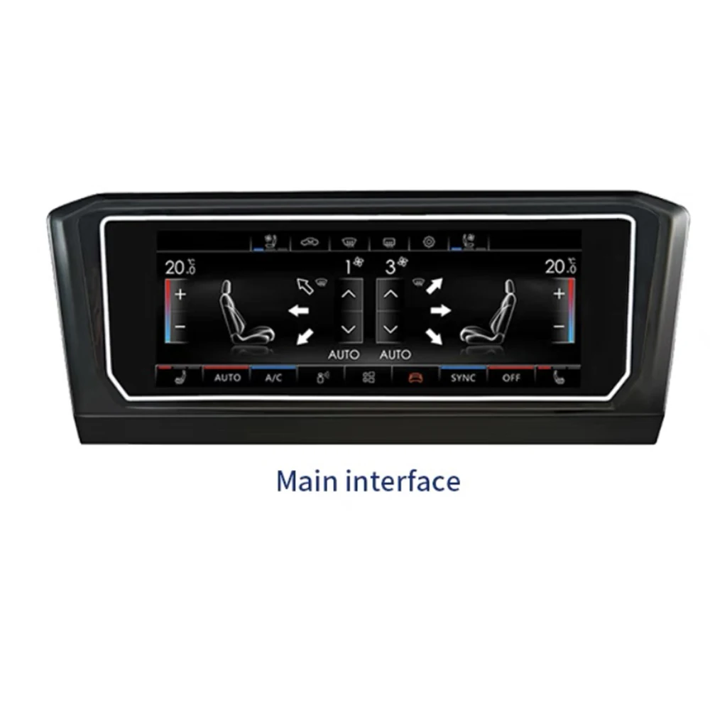 Schermo LCD aria condizionata per VW Golf 6 Passat CC B6 B7 Voice AC Panel Display Control Touch