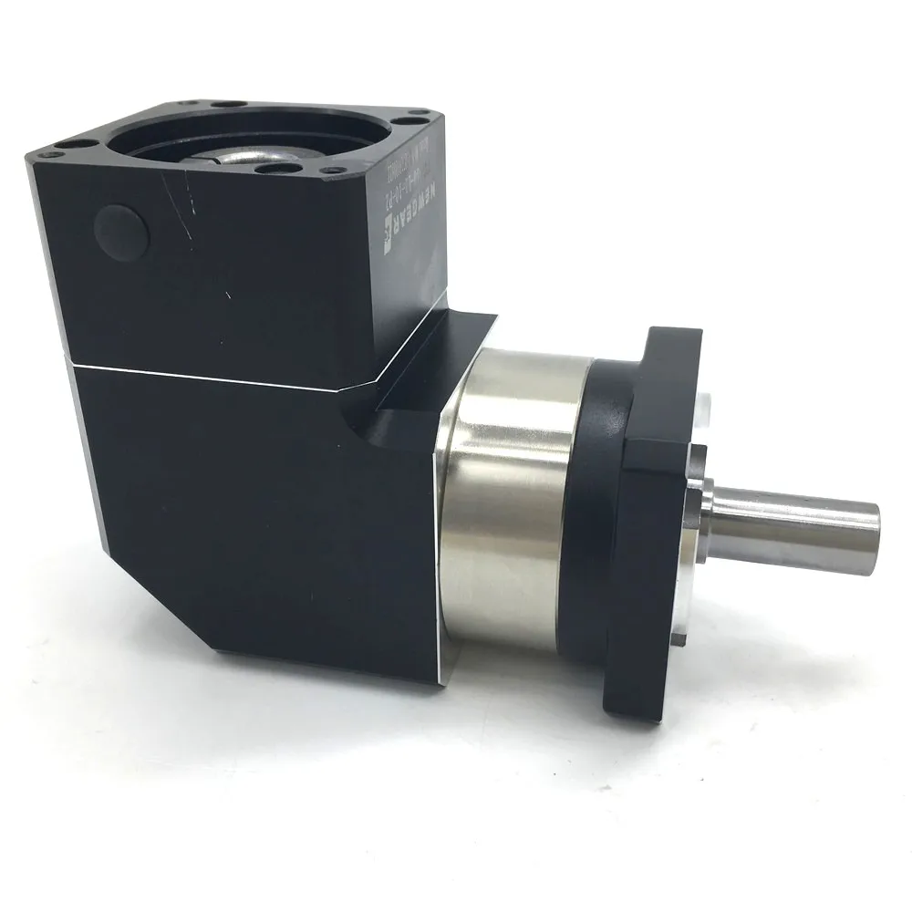 Imagem -03 - Servomotor Planetário Pvf para Motor Caixa de Velocidades com Ângulo Reto de 130 Mm1shaft19 Mm10 Arcmin 90 Redutor de Canto para Motor dc Servo 110 mm