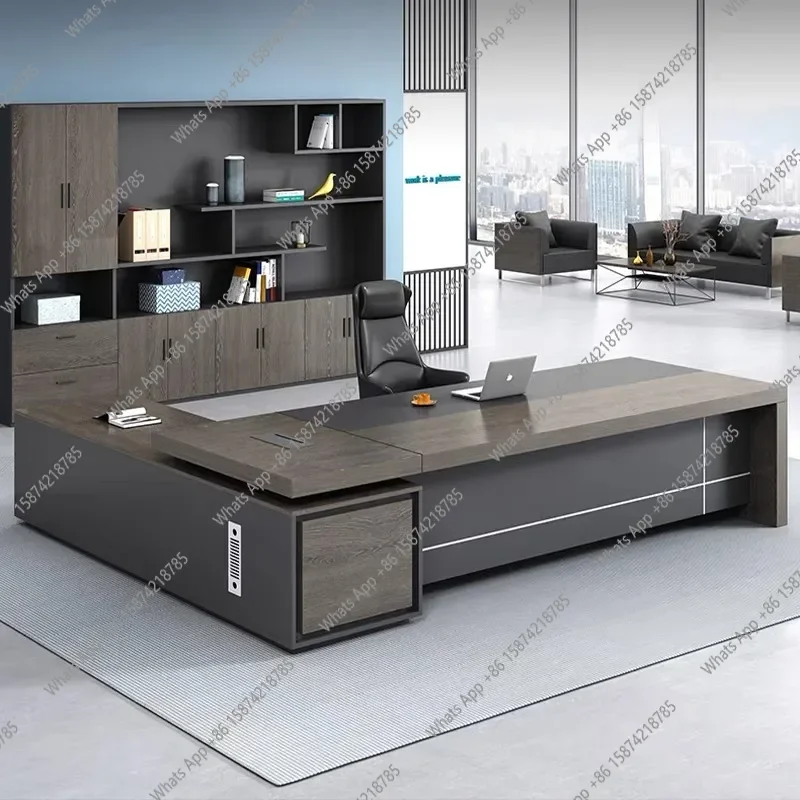 Minimalist Study Office Desk Conference Corner Modern Unique Reception Office Desk Work Quality Secretary Escritorio Furniture