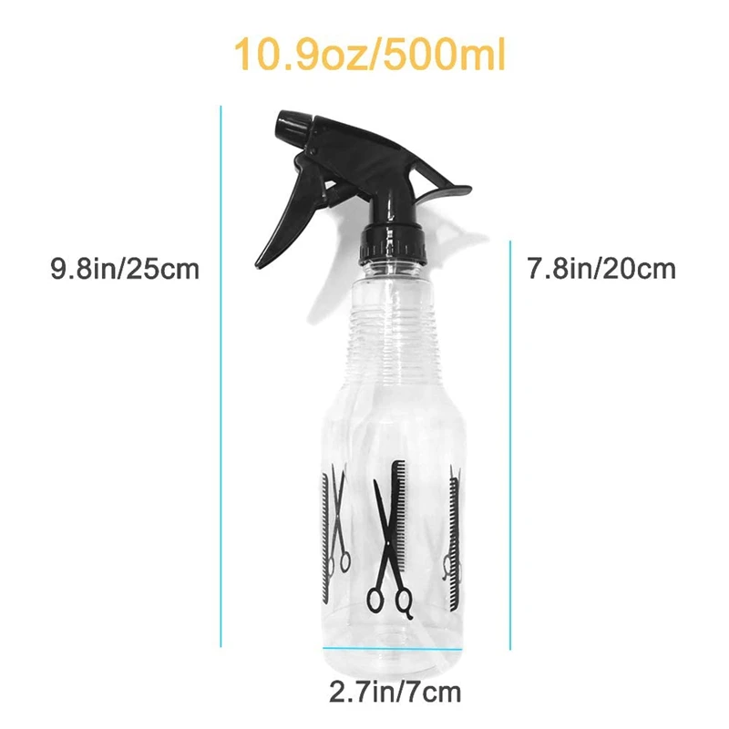 Salon Hairdressing Spray Bottles Pro Refillable Mist Hairdresser Disinfectant Clean Water Sprayer Barbershop Accessories Tools