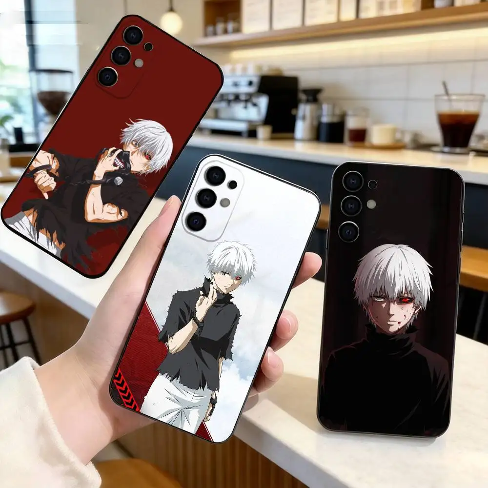 Tokyo Ghoul Ken Kaneki  Phone Case For Samsung S25,S24,S21,S22,S23,S30,Ultra,S20,Plus,Fe,Lite,Note,10,Black Cover
