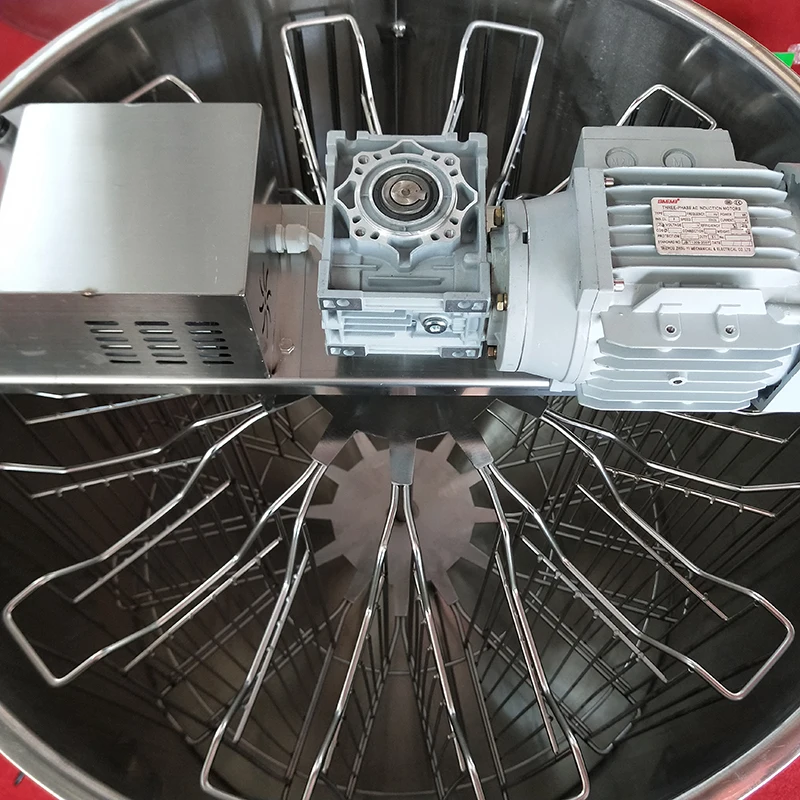 جهاز طرد مركزي أوتوماتيكي، برميل عسل متين، مستخرج عسل كهربائي 12 إطارًا، ماكينة عسل كهربائية من الفولاذ المقاوم للصدأ #3