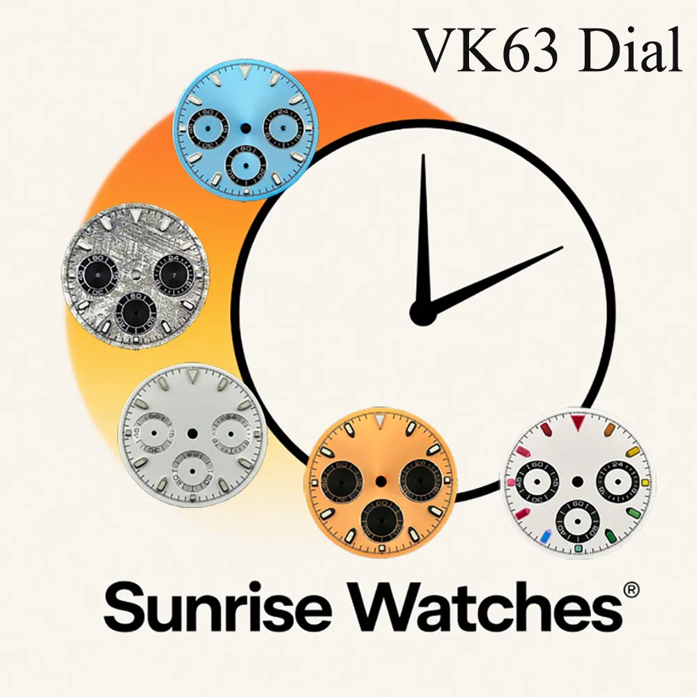 

Мужской циферблат VK63, 29 мм, зеленый светящийся циферблат с индивидуальным логотипом, подходит для аксессуаров для кварцевых часов VK63