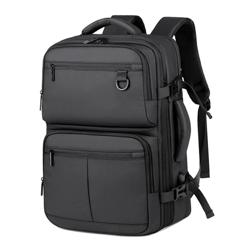 Expandable Expandable Travel Backpack Men 180° Open Business Laptop Backpack 15.6" Waterproof Dry Wet Separation USB Charging Rucksack - Aliexpress Deal