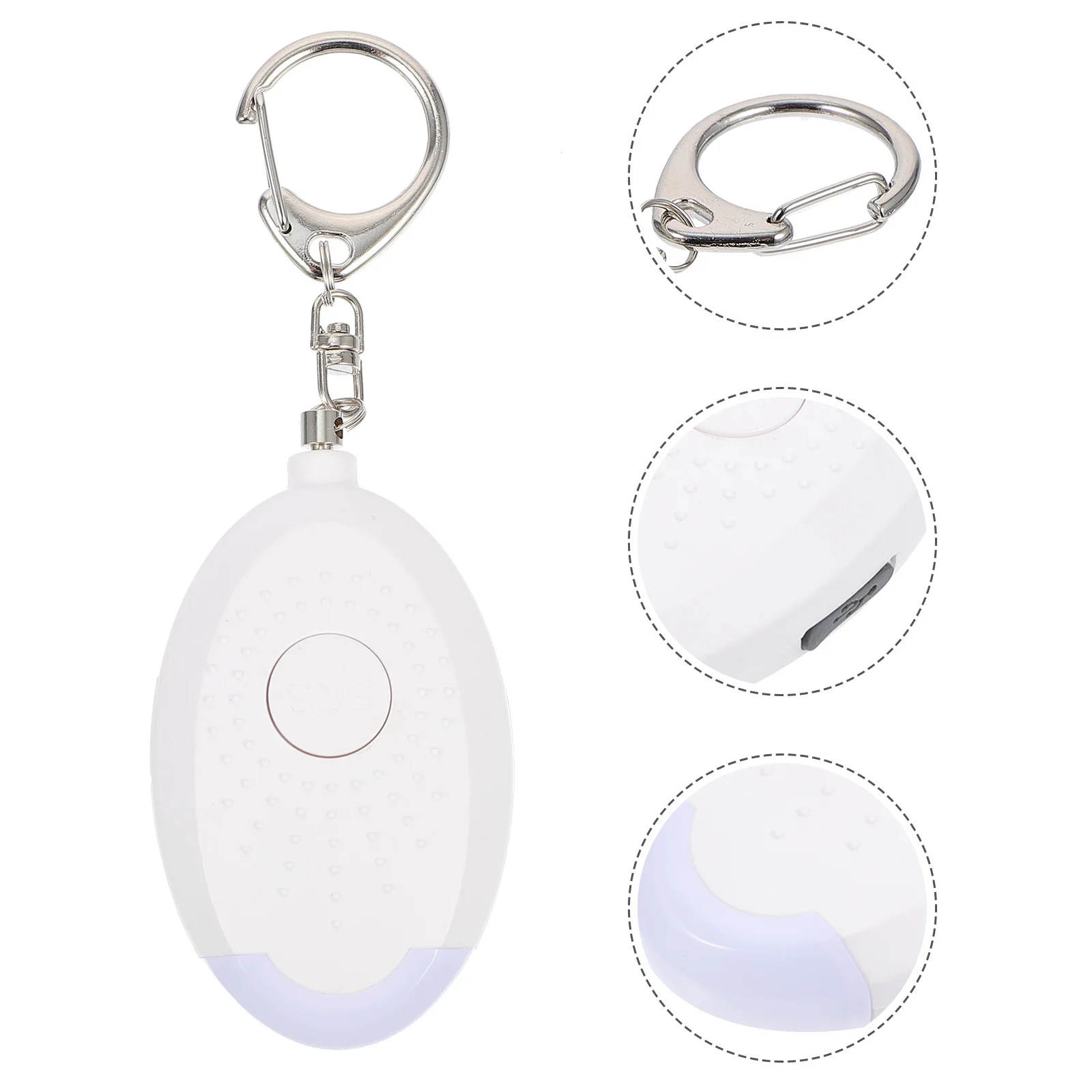 Anti Wolf Alarm Personal Security Siren With Led Light For Women Safety Emergency Outdoor Walking Running Travel Camping
