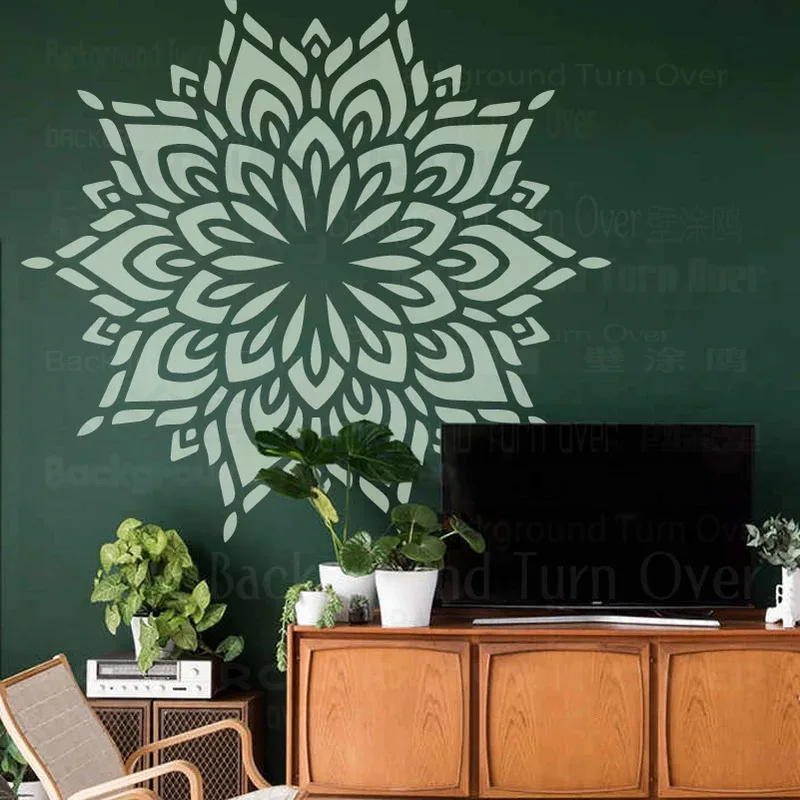 

Мандала большой настенный трафарет для рисования 90-130 см цветочный пол многоразовый шаблон настенные декоры шаблоны кирпич