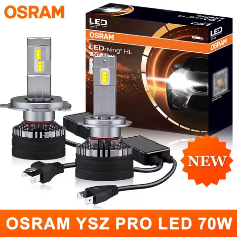 OSRAM New YSZ Pro H4 H7 H11 Led Headlight Bulb 70W High Power H8 9005/HB3 9006/HB4 9012 HIR2 Fog Light 6000K Universal Car Lamp