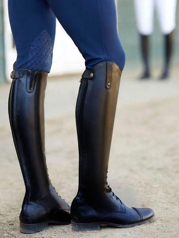 

Women's Knight Boots Equestrian Boots Large Size oes High Zipper Closure PU Insole Rubber Outsole Spring Autumn Faion