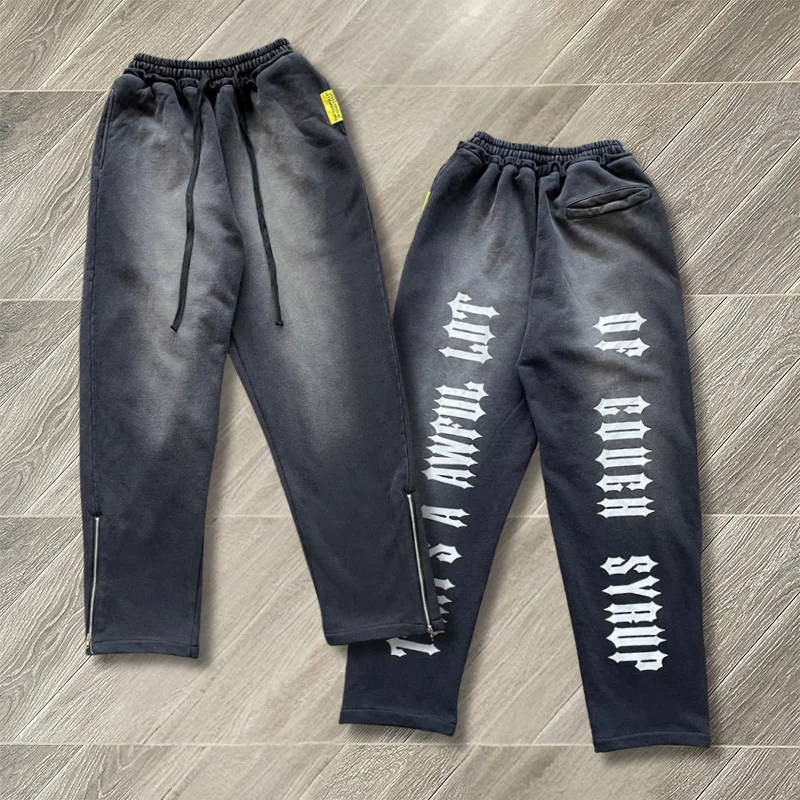 

Брюки-джоггеры 2026ss с принтом «Это огромное количество сиропа от кашля», унисекс, хлопок, повседневные, в стиле хип-хоп