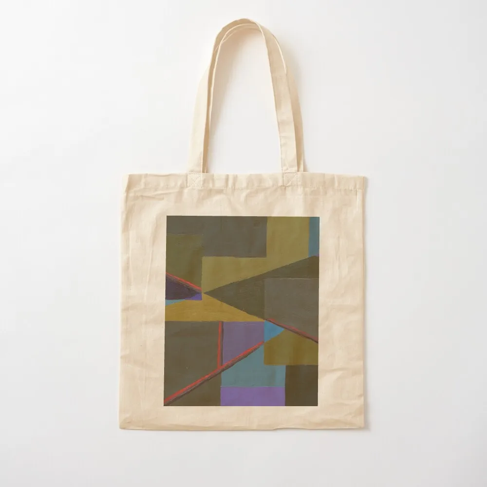 Multicolor Geometric Abstract 2 Horizon Tote Bag Cloth bag Portable shopping bag tote women great