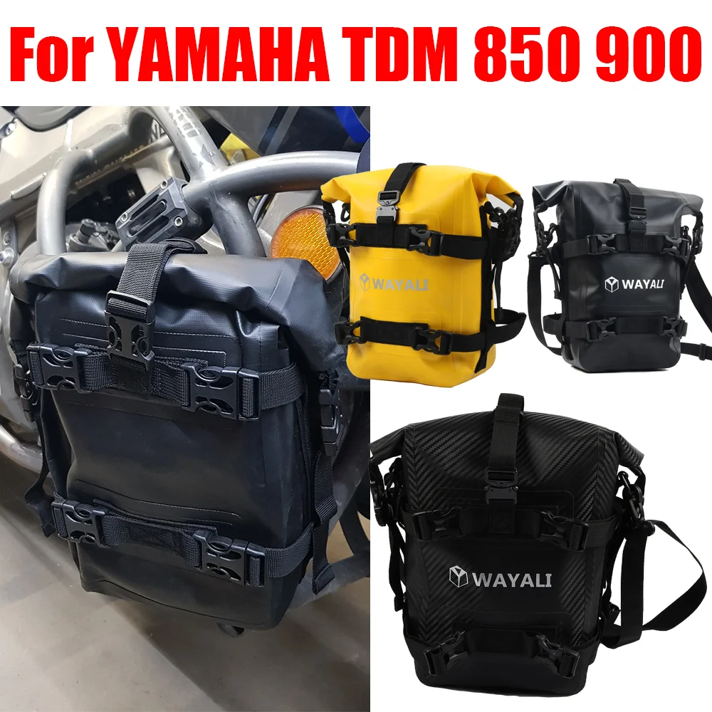 

Waterproof Tool Placement Storage Bag For YAMAHA TDM850 TDM900 TDM 900 850 Motorcycle Accessories Frame Crash Bars Luggage Bags