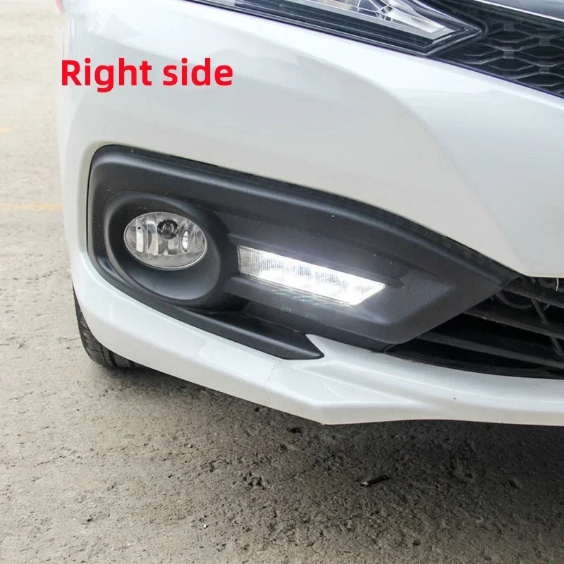For BYD F3 2018 Third-generation F3 Fog Light Frame  Lampshade Frame Front Bumper Day Running Light Base Frame