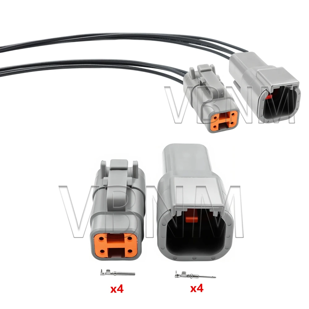 4 Pin DTM DTM06-4S ATM06-4S DTM04-4P ATM04-4P Waterproof Electrical Connector Inlet Air Temperature Sensor Plug