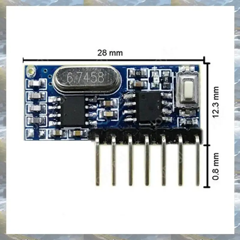 T82C offre spéciale-10PCS 433Mhz récepteur RF Module décodeur de Code d'apprentissage 433 Mhz sortie sans fil à 4 canaux pour télécommandes Encodi