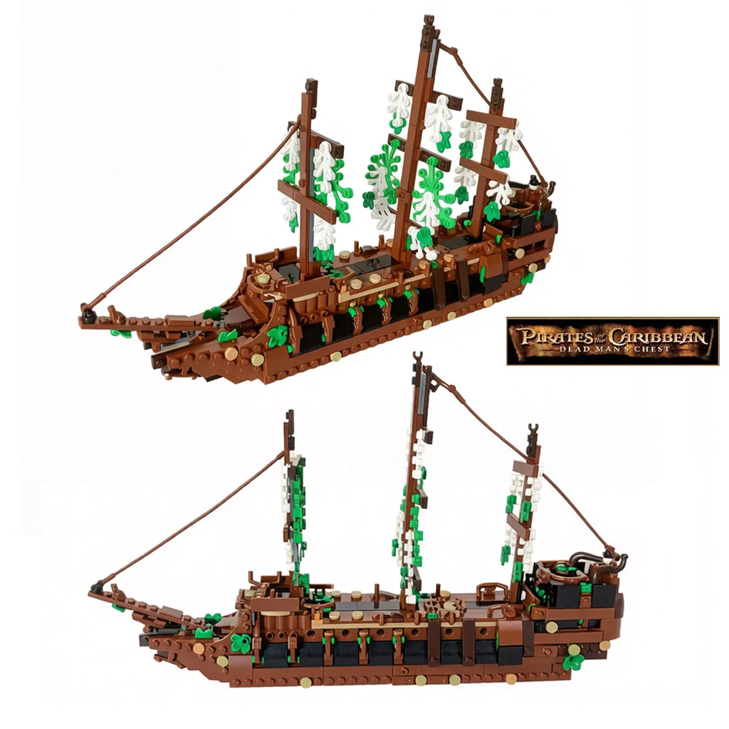 

НОВИНКА: Конструктор MOC «Карибский мститель» — корабль пиратов «Летающий голландец», модель военного корабля, набор для сборки, игрушки из кирпичиков для взрослых и детей, подарки