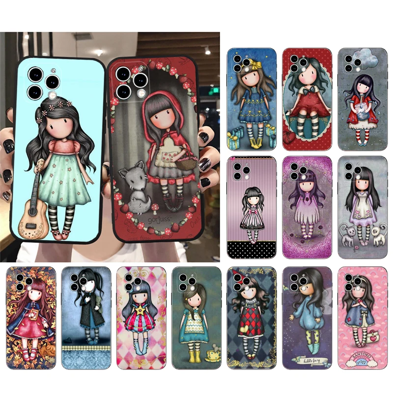 Cartoon Girl-Gorjuss Phone Case For iphone 16 15 14 Pro Max 16 15 14 13 12 Pro 15Plus iphone 11 Shell