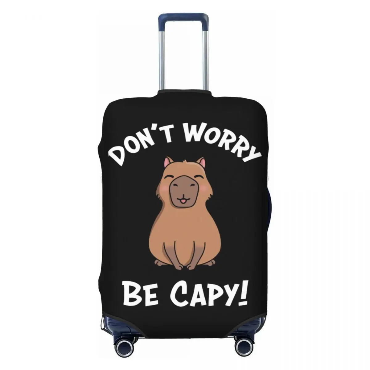 

Fashion Capy Capybara Luggage Cover Protector Washable Cute Travel Suitcase Covers