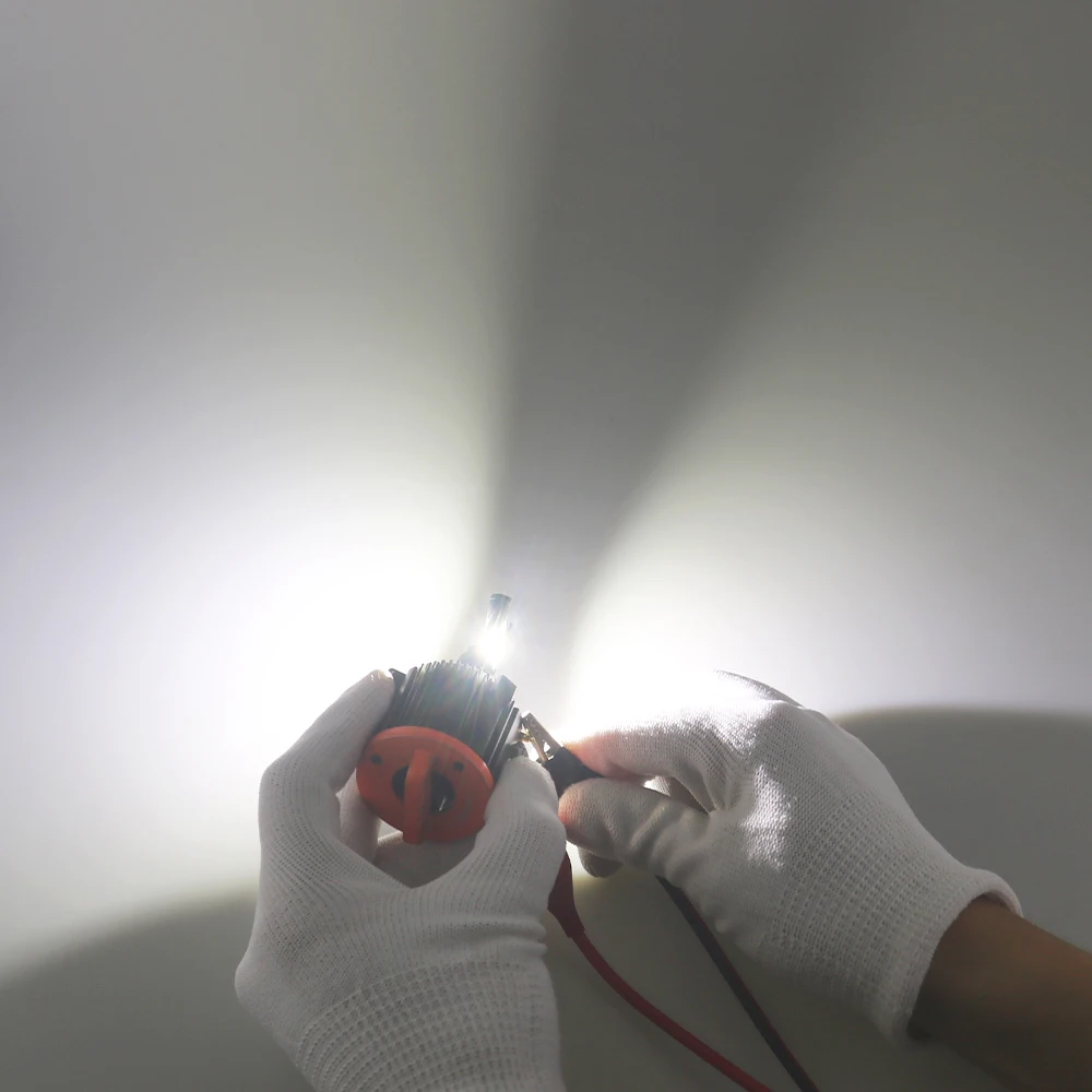 مصابيح أمامية خالية من الأخطاء في الحافلة ، رقائق CSP لفولكس فاجن جولف 6 ، جولف 7 ، باسات توران ، تيروك ، 72 واط ، 9000 لومن ، K ، 12 فولت ، 2X ، H7