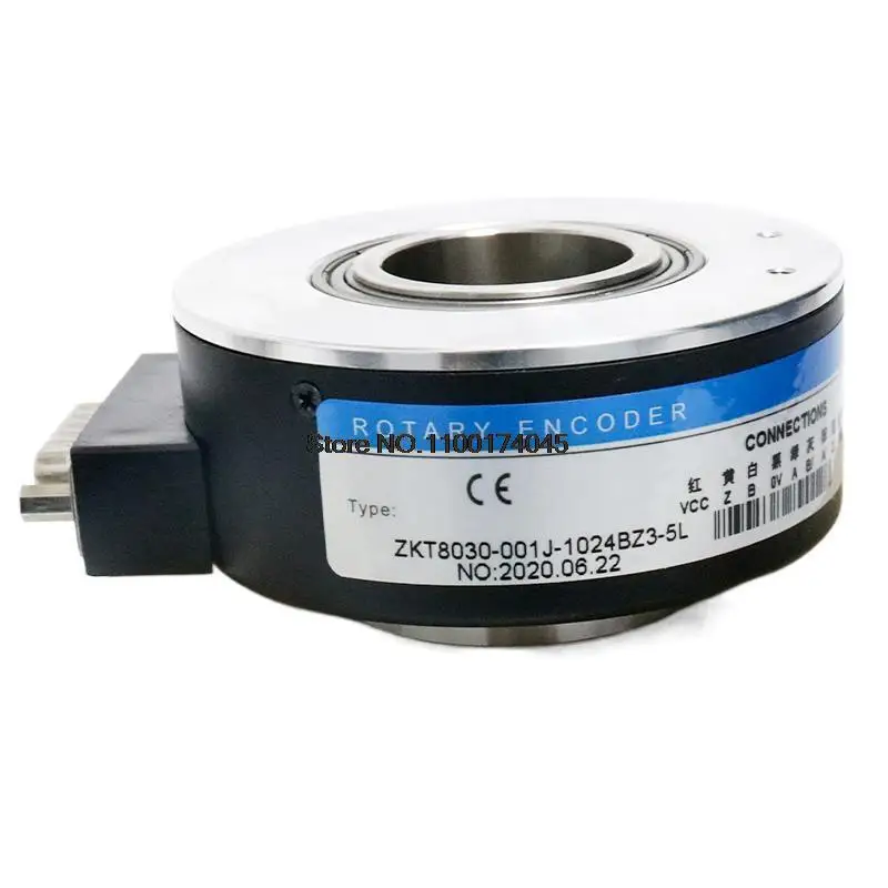 Hollow Shaft Rotary Encoder 8030 ZKT8020 Rotary Optic Encoder Speed Sensors Applied In Elevator customize 25 28 32