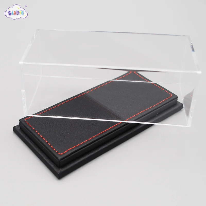 

1:64 Car Model Leather Base Display Box Integrated Molding, High-definition Transparent