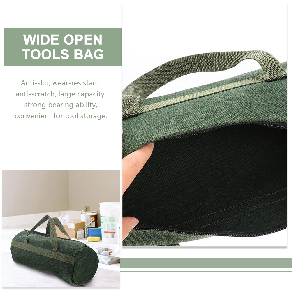 2pcs Multifunctional Tool Bag Lightweight Portable Tote Canvas ganizer Heavy Duty Large Capacity Tools Pouch Small Size